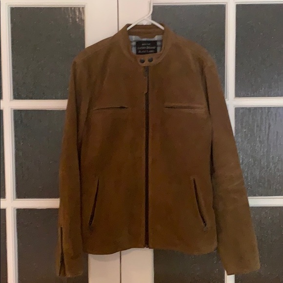 Lucky Brand Tan Suede Jacket - Size L
